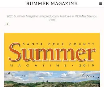 Santacruzsummer.com(Summer Magazine) Screenshot