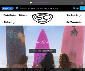 Santacruzsurfshop.com(Santa Cruz Surf Shop™ T) Screenshot