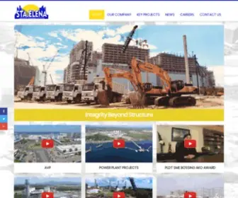 Santaelenaconstruction.com(Construction and Development Corporation) Screenshot