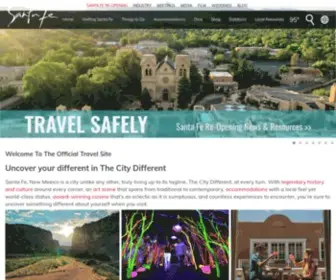 Santafe.org(TOURISM Santa Fe) Screenshot