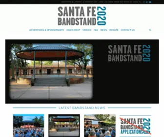 Santafebandstand.org(Santa Fe Bandstand) Screenshot