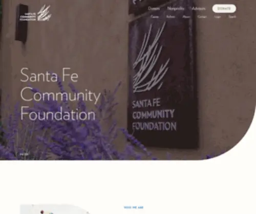 Santafecf.org(Santa Fe Community Foundation) Screenshot