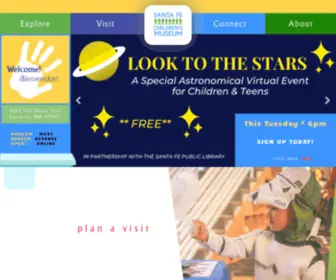 Santafechildrensmuseum.org(Santa Fe Children's Museum) Screenshot