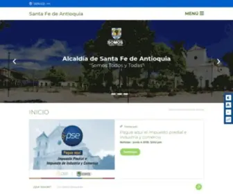 Santafedeantioquia-Antioquia.gov.co(Santa Fe de Antioquia) Screenshot