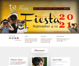 Santafefiesta.org(Santa Fe Fiesta) Screenshot