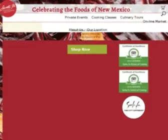 Santafeschoolofcooking.com(Southwestern cooking school classes foods market) Screenshot
