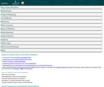 Santafeselection.com(Santa Fe Selection Travel Guide) Screenshot
