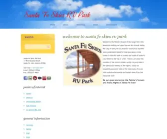 SantafeskiesrvPark.com(Santa Fe Skies RV Park) Screenshot