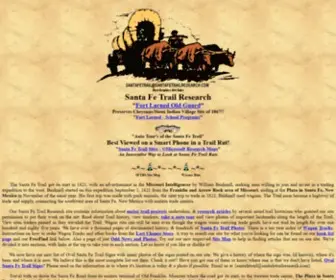 Santafetrailresearch.com(Santa Fe Trail Research Site) Screenshot