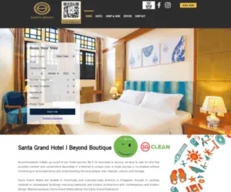 Santagrand.sg(Boutique Hotel) Screenshot