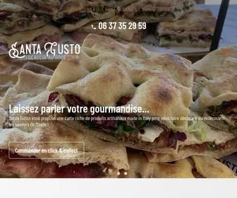 Santagusto.fr(Sandwicherie Restaurant et bar à tapas Marseille) Screenshot