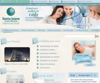 Santajoana.com.br(Hospital) Screenshot