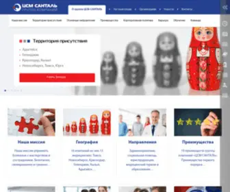 Santalmed.com(Группа компаний ЦСМ) Screenshot