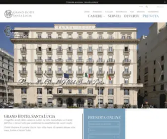 Santalucia.it(Grand Hotel Santa Lucia a Napoli) Screenshot