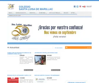 Santaluisa.es(Colegio Santa Luisa de Marillac) Screenshot