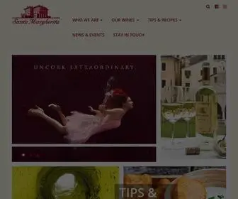 Santamargheritawines.com(Santa Margherita) Screenshot