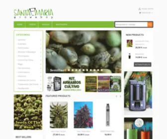 Santamariagrowshop.com(Santa Maria Growshop) Screenshot