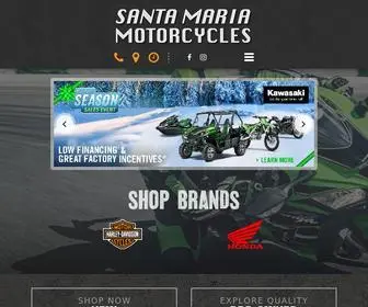 Santamariamotorcycles.com(Honda® Powersports of Santa Maria) Screenshot