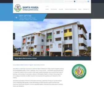 Santamariaschool.com(Santa Maria Matric) Screenshot