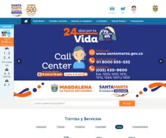 Santamarta.gov.co(Alcaldía) Screenshot