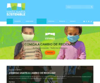 Santamartasostenible.org(Fundación Santa Marta Sostenible) Screenshot