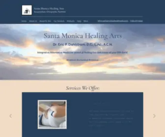 Santamonicahealingarts.com(Santa Monica Healing Arts/Acupuncture/Los Angeles) Screenshot