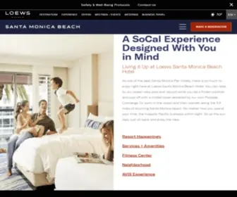 Santamonicaloewshotel.com(Luxury Santa Monica Hotels) Screenshot