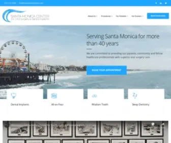 Santamonicaoms.com(Santa Monica Center for Oral Surgery) Screenshot