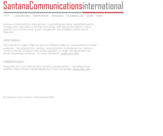Santana-Communications.com(Santana Communications) Screenshot
