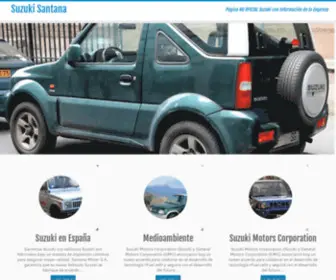 Santana-Suzuki.es(Suzuki Santana) Screenshot