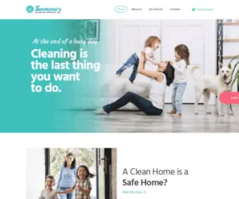 Santanascleaning.com(We provide you the most quality) Screenshot