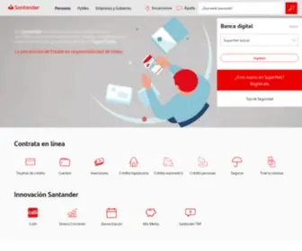 Santander-Serfin.com(Santander méxico) Screenshot