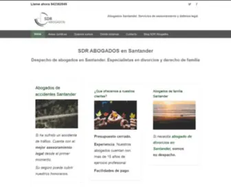 Santanderabogados.com(SDR Abogados Abogados en Santander Divorcios) Screenshot