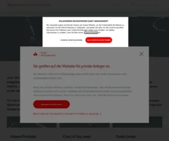 Santanderassetmanagement.de(Unser Ziel bei Santander Asset Management ist klar) Screenshot