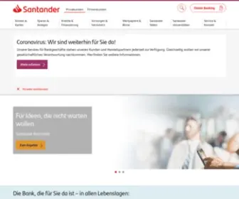 Santanderbank.de(Geschäftskunden) Screenshot