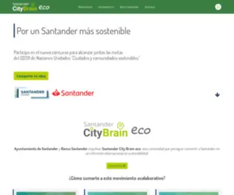 Santandercitybrain.com(Santander City Brain eco) Screenshot