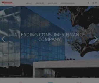 Santanderconsumer.com(Santander Consumer Finance) Screenshot