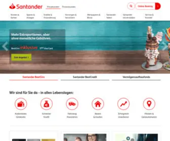 Santanderconsumer.de(Santander) Screenshot