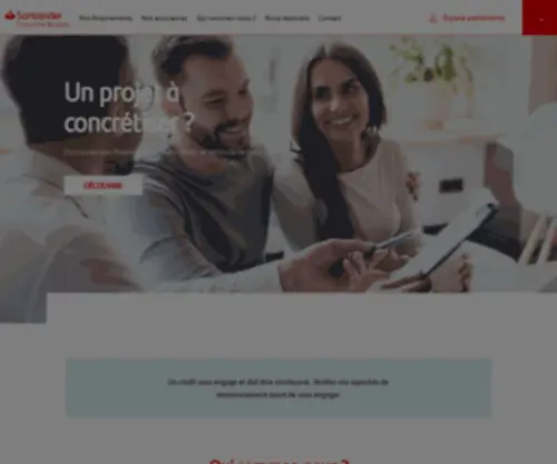 Santanderconsumer.fr(Santander Consumer Banque) Screenshot