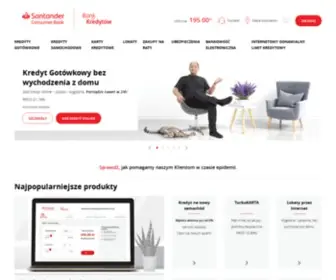 Santanderconsumer.pl(Strona główna Santander Consumer Bank) Screenshot