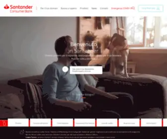 Santanderconsumerbank.it(Santander Consumer Bank) Screenshot