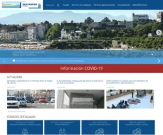Santander.es(Portal Ayuntamiento Santander) Screenshot