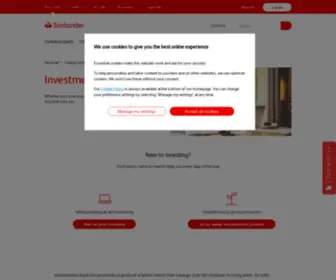 Santanderinvesting.co.uk(Invest in a way) Screenshot