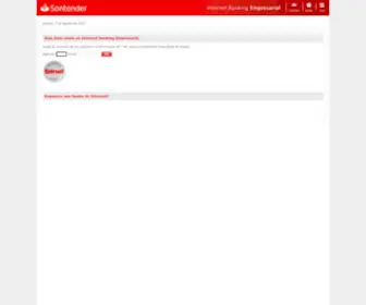 Santandernetibe.com.br(Internet Banking) Screenshot