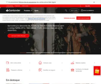 Santander.pt(Conheça os produtos e serviços do Santander) Screenshot