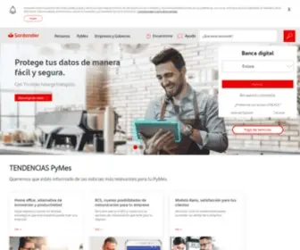 Santanderpyme.com.mx(Plataforma) Screenshot