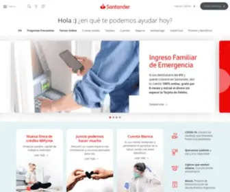 Santanderrio.com.ar(Banco Santander) Screenshot