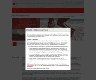 Santandertravelinsurance.co.uk(Santander Travel Insurance) Screenshot