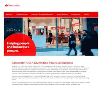 Santanderus.com(Santander US) Screenshot