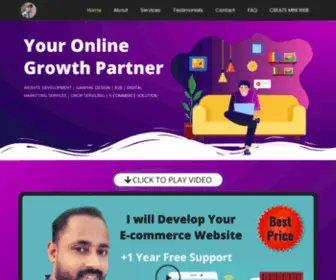 Santanughosh.com(Your Online Growth Partner) Screenshot